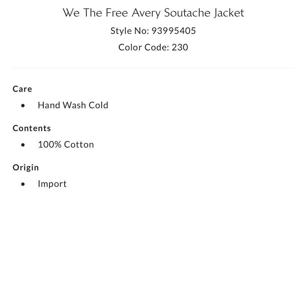 Free People We the Free Avery Soutache Embroidered Jacket Army/Ivory Combo - Picture 11 of 14